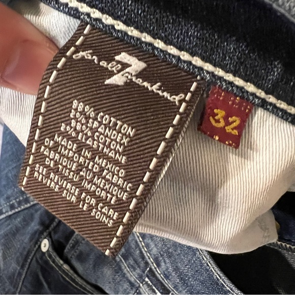 7FAM Relaxed Denim Jeans, Size 32 - Picture 9 of 11